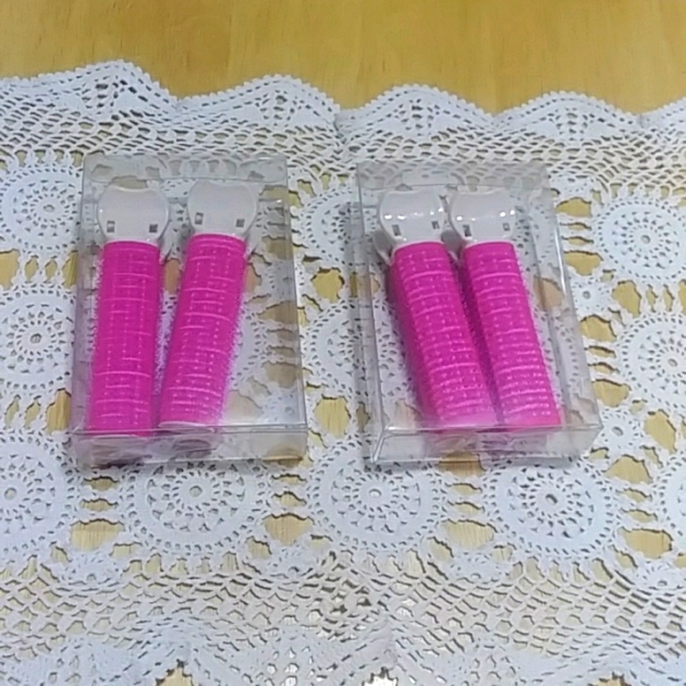 Volumizing Hair Foam Styling Roller Clips - 4 pieces